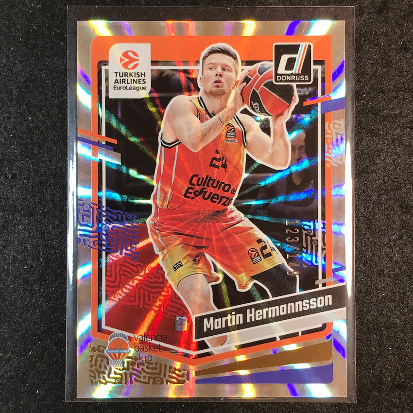 2023-24 Donruss Euroleague MARTIN HERMANNSSON Base Holo Laser /149 #135