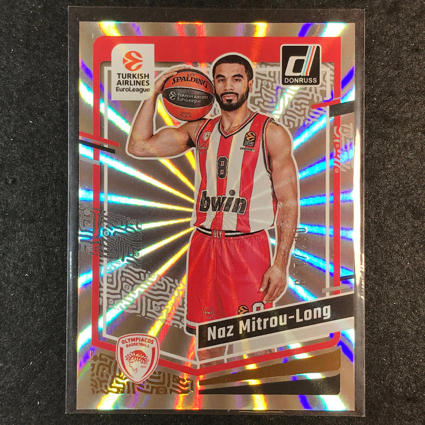 2023-24 Donruss Euroleague NAZ MITROU-LONG Base Holo Laser /149 #144