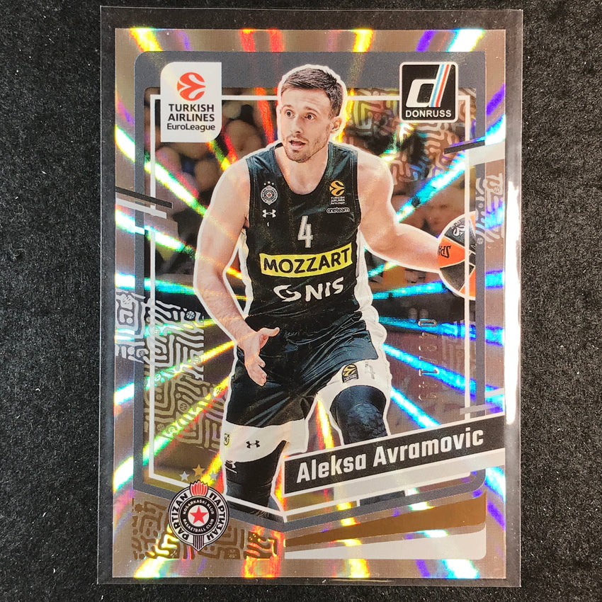 2023-24 Donruss Euroleague ALEKSA AVRAMOVIC Base Holo Laser /149 #152