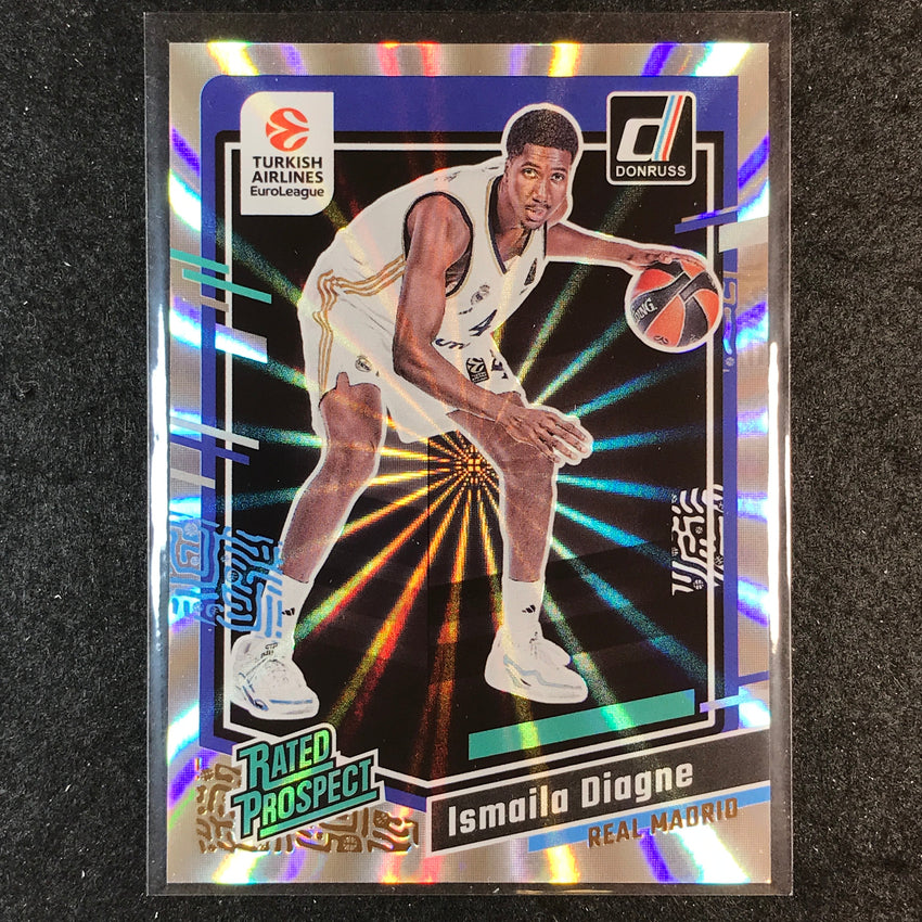2023-24 Donruss Euroleague ISMAILA DIAGNE Rated Prospect Holo Laser /149 #158