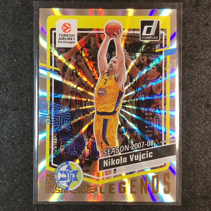 2023-24 Donruss Euroleague NIKOLA VUJCIC Legends Holo Laser /149 #167