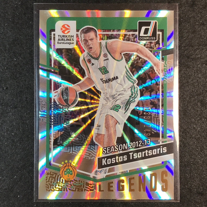 2023-24 Donruss Euroleague KOSTAS TSARTSARIS Legends Holo Laser /149 #169