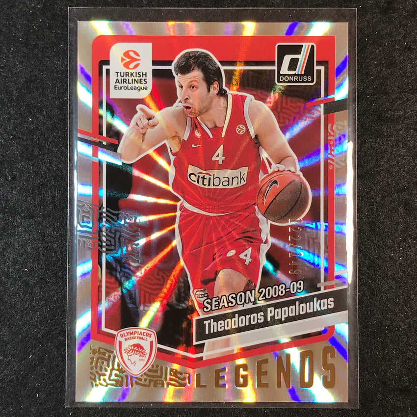 2023-24 Donruss Euroleague THEODOROS PAPALOUKAS Legends Holo Laser /149 #174