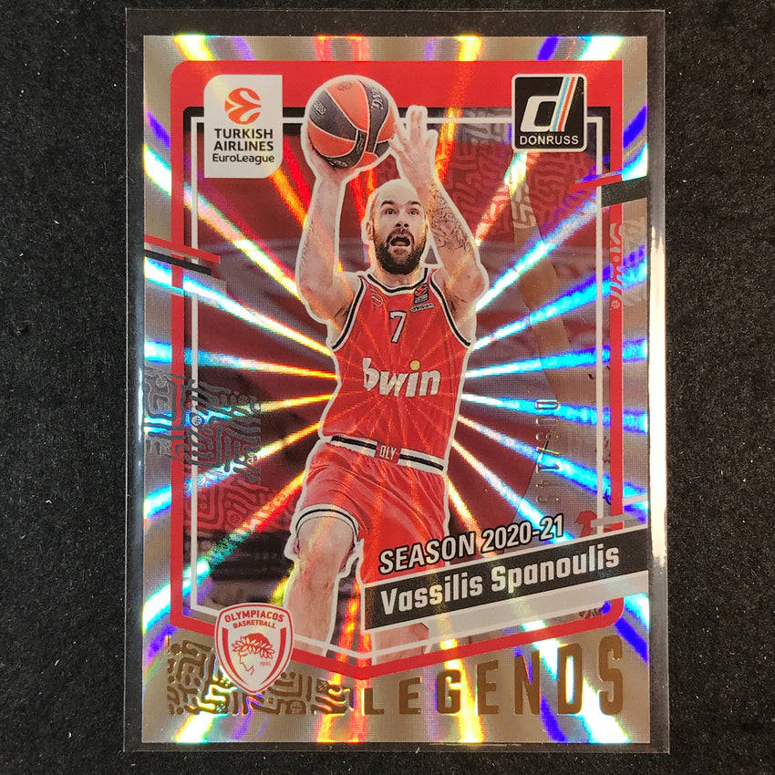 2023-24 Donruss Euroleague VASSILIS SPANOULIS Legends Holo Laser /149 #192