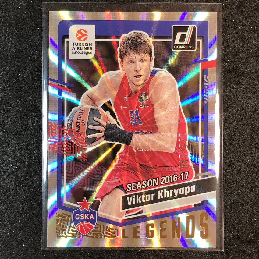 2023-24 Donruss Euroleague VIKTOR KHRYAPA Legends Holo Laser /149 #193