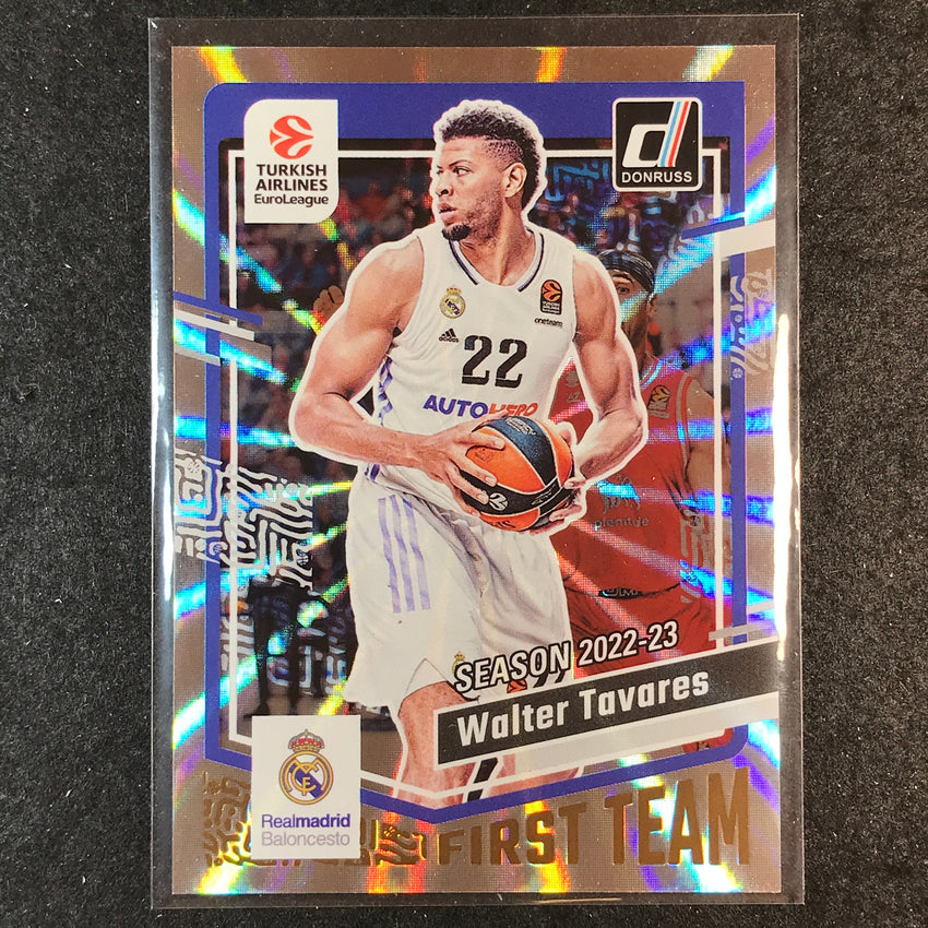 2023-24 Donruss Euroleague WALTER TAVARES First Team Holo Laser /149 #196