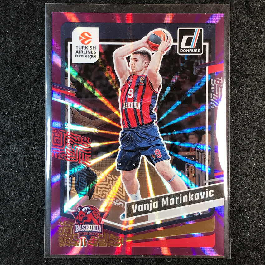 2023-24 Donruss Euroleague VANJA MARINKOVIC Base Purple Laser 47/99 #1
