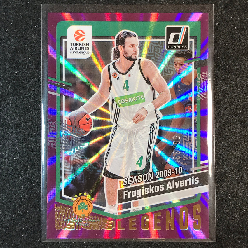 2023-24 Donruss Euroleague FRAGISKOS ALVERTIS Legends Purple Laser 56/99 #165