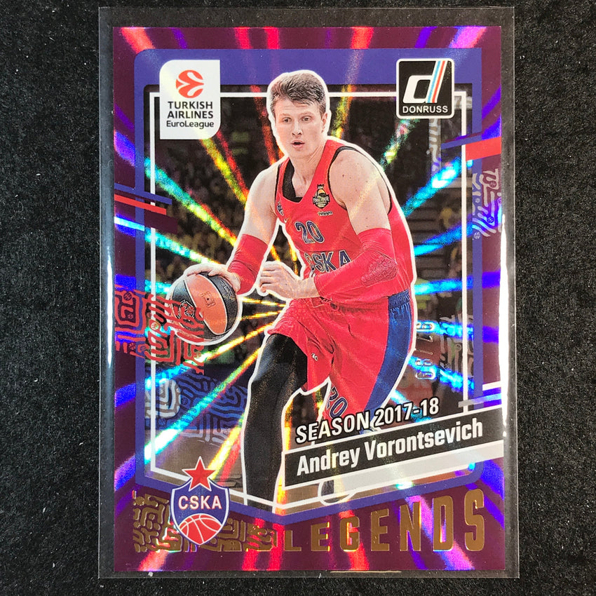 2023-24 Donruss Euroleague ANDREY VORONTSEVICH Legends Purple Laser 97/99 #171