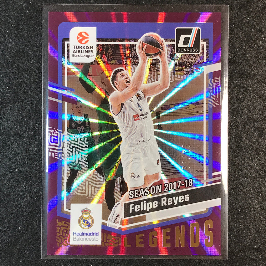 2023-24 Donruss Euroleague FELIPE REYES Legends Purple Laser 62/99 #177