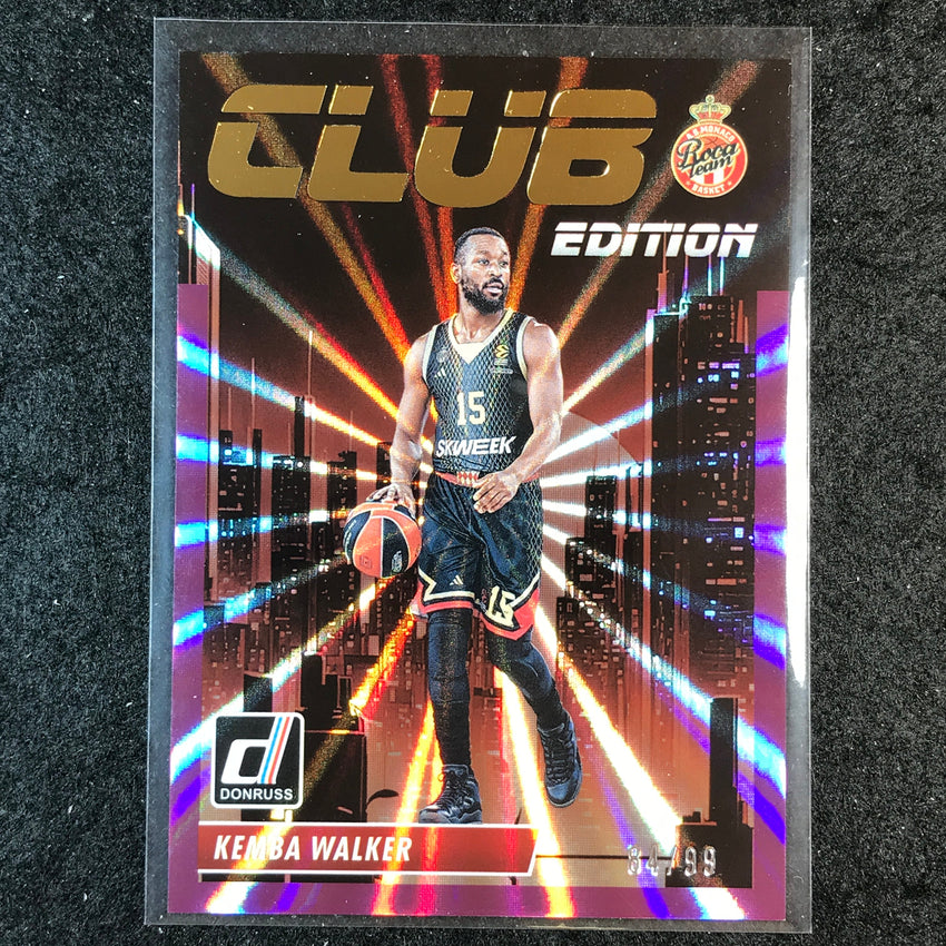 2023-24 Donruss Euroleague KEMBA WALKER Club Edition Purple Laser 84/99 #5