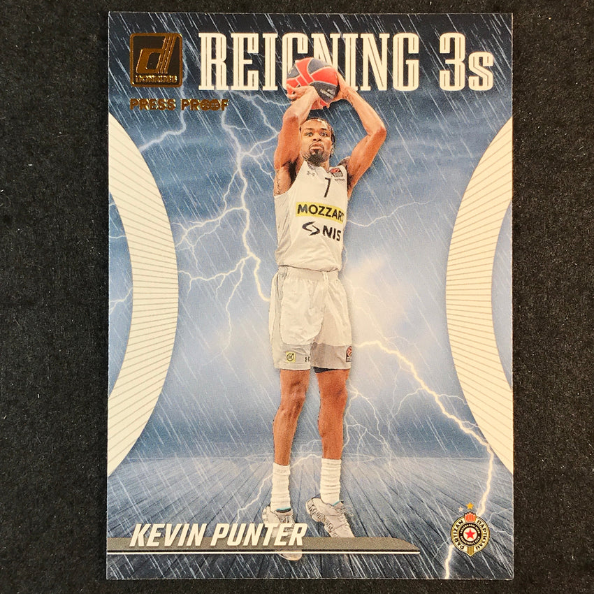 2023-24 Donruss Euroleague KEVIN PUNTER Reigning 3s Press Proof #6