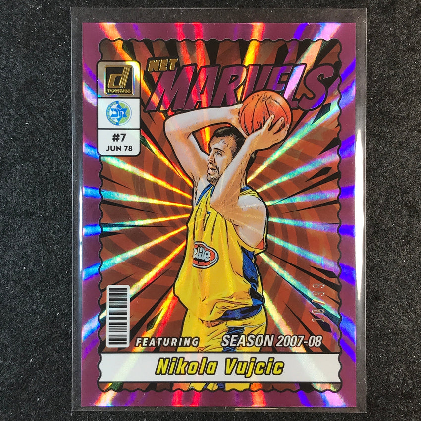 2023-24 Donruss Euroleague NIKOLA VUJCIC Net Marvels Purple Laser 18/99 #21