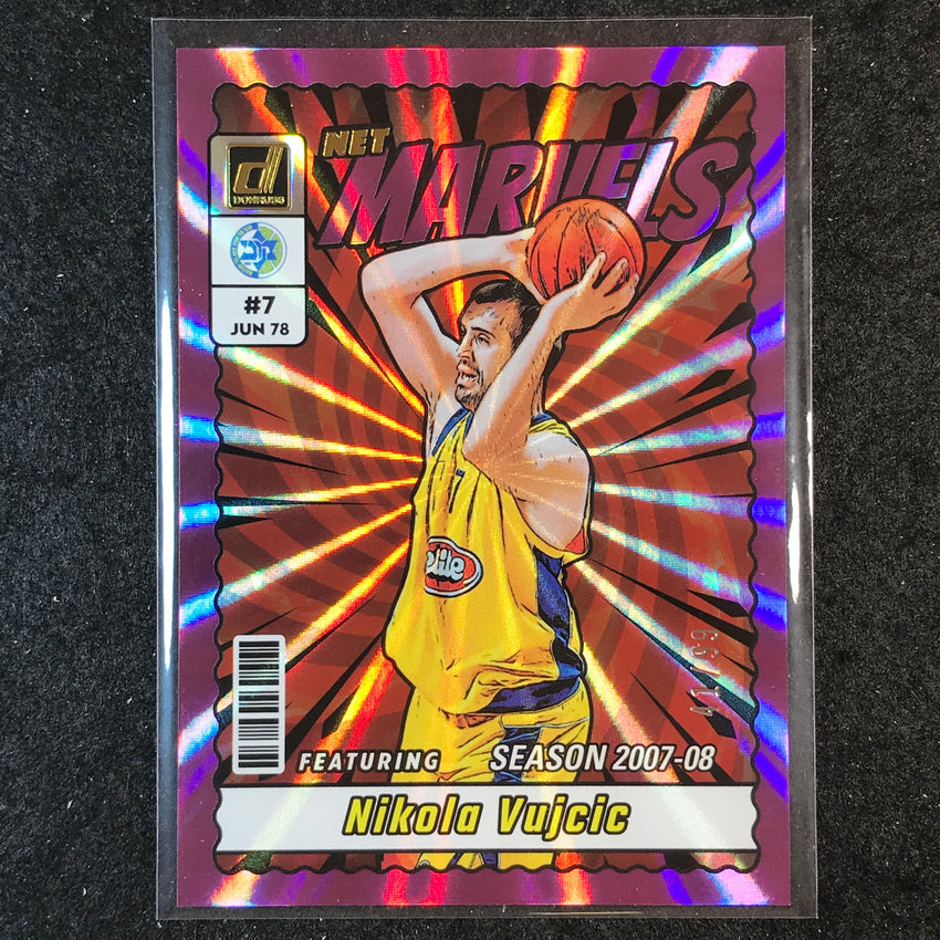 2023-24 Donruss Euroleague NIKOLA VUJCIC Net Marvels Purple Laser 41/99 #21