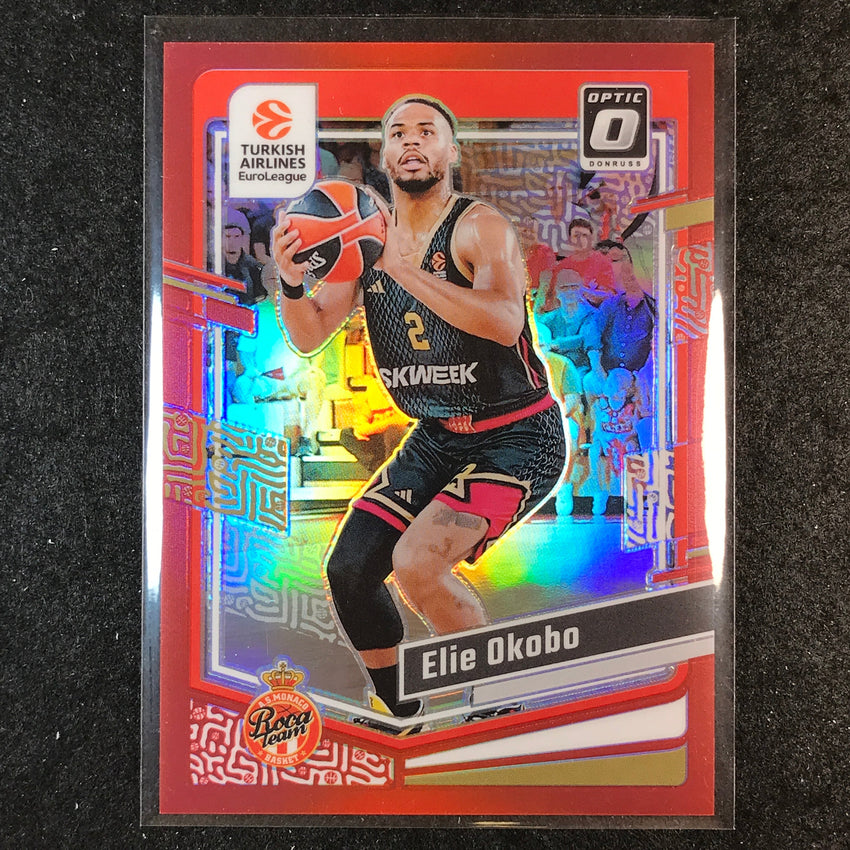 2023-24 Donruss Euroleague ELIE OKOBO Base Optic Red 68/99 #14