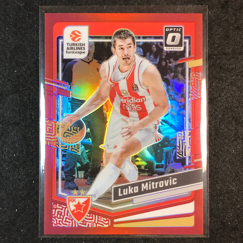 2023-24 Donruss Euroleague LUKA MITROVIC Base Optic Red 78/99 #15