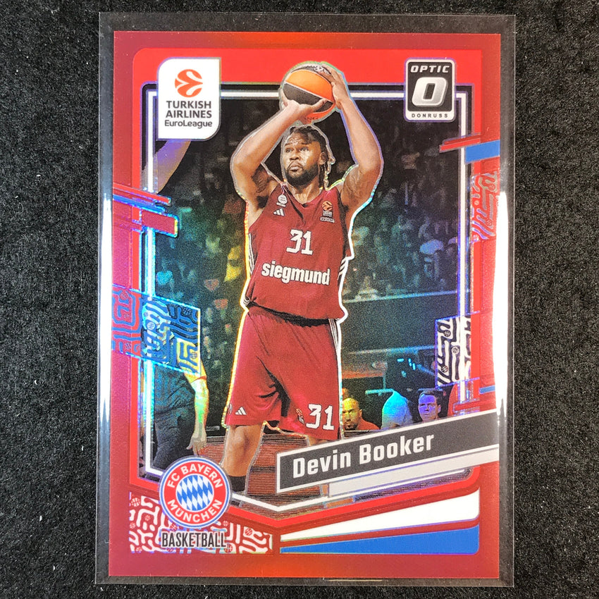 2023-24 Donruss Euroleague DEVIN BOOKER Base Optic Red 57/99 #38
