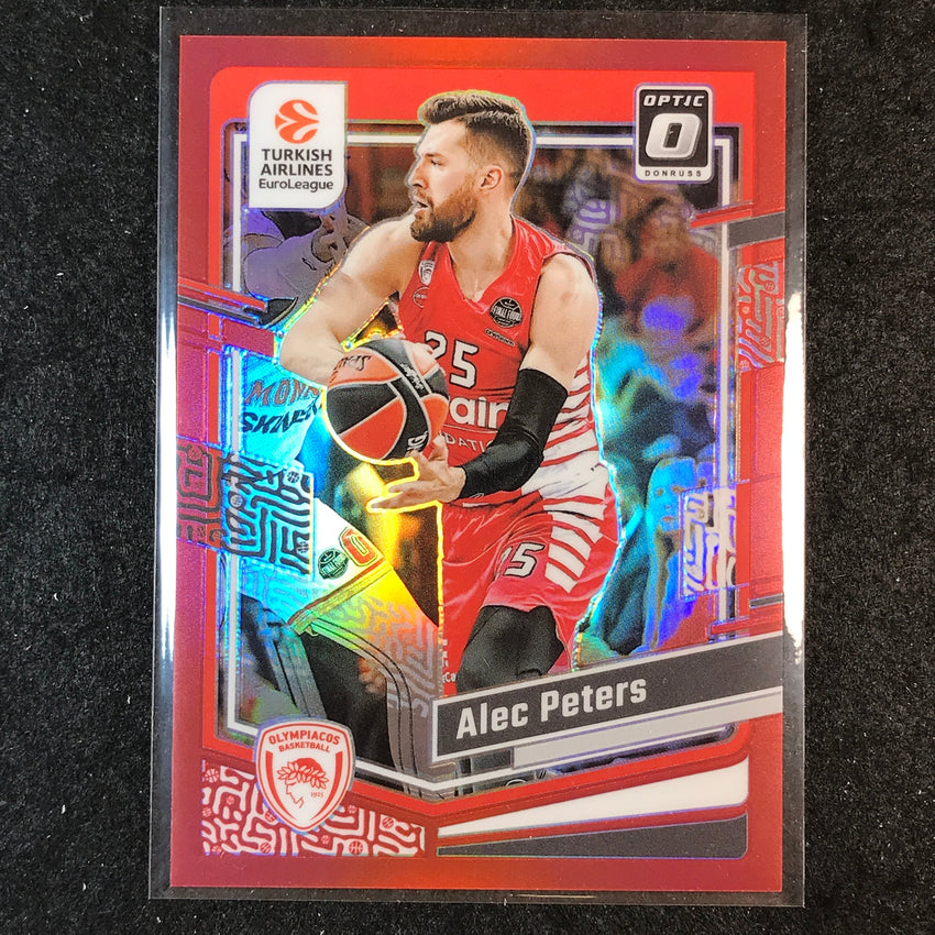 2023-24 Donruss Euroleague ALEC PETERS Base Optic Red 61/99 #44