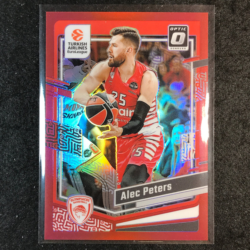 2023-24 Donruss Euroleague ALEC PETERS Base Optic Red 35/99 #44