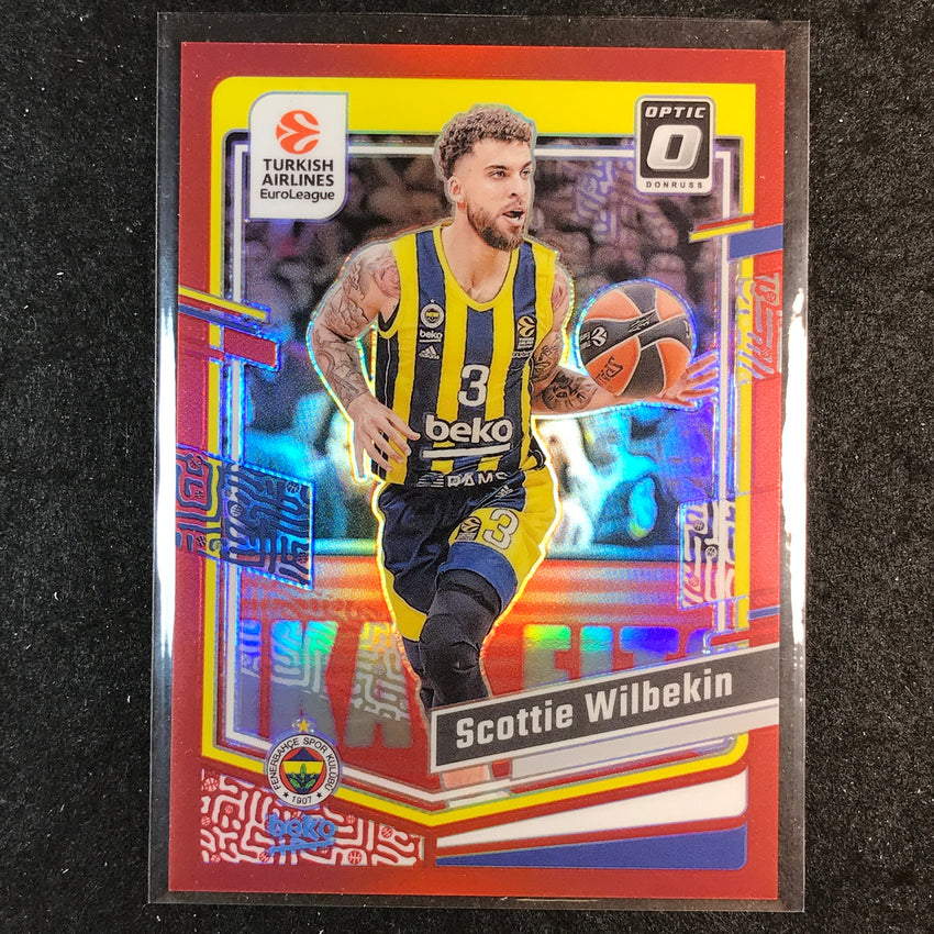 2023-24 Donruss Euroleague SCOTTIE WILBEKIN Base Optic Red 60/99 #65