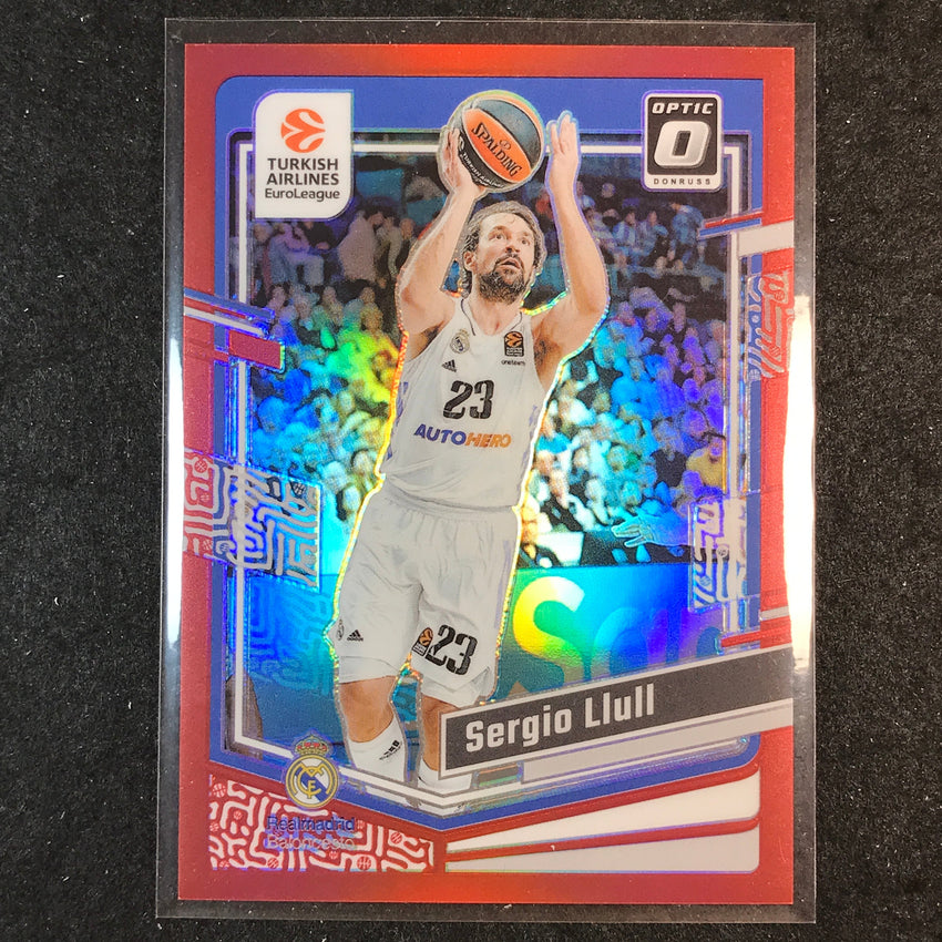 2023-24 Donruss Euroleague SERGIO LLULL Base Optic Red 90/99 #72