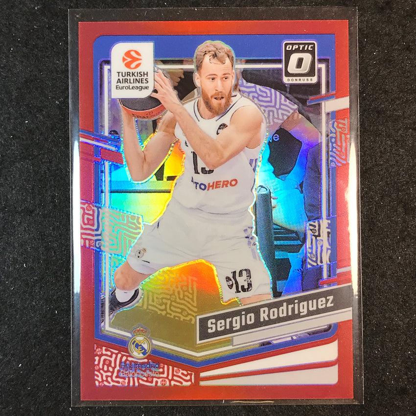 2023-24 Donruss Euroleague SERGIO RODRIGUEZ Base Optic Red 63/99 #88