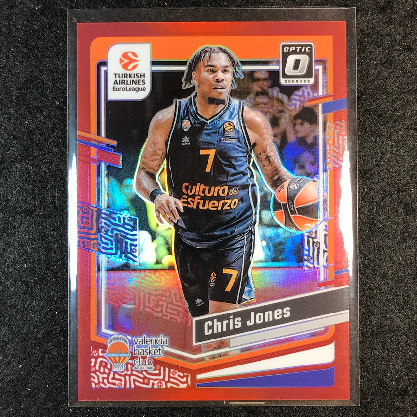 2023-24 Donruss Euroleague CHRIS JONES Base Optic Red 52/99 #97