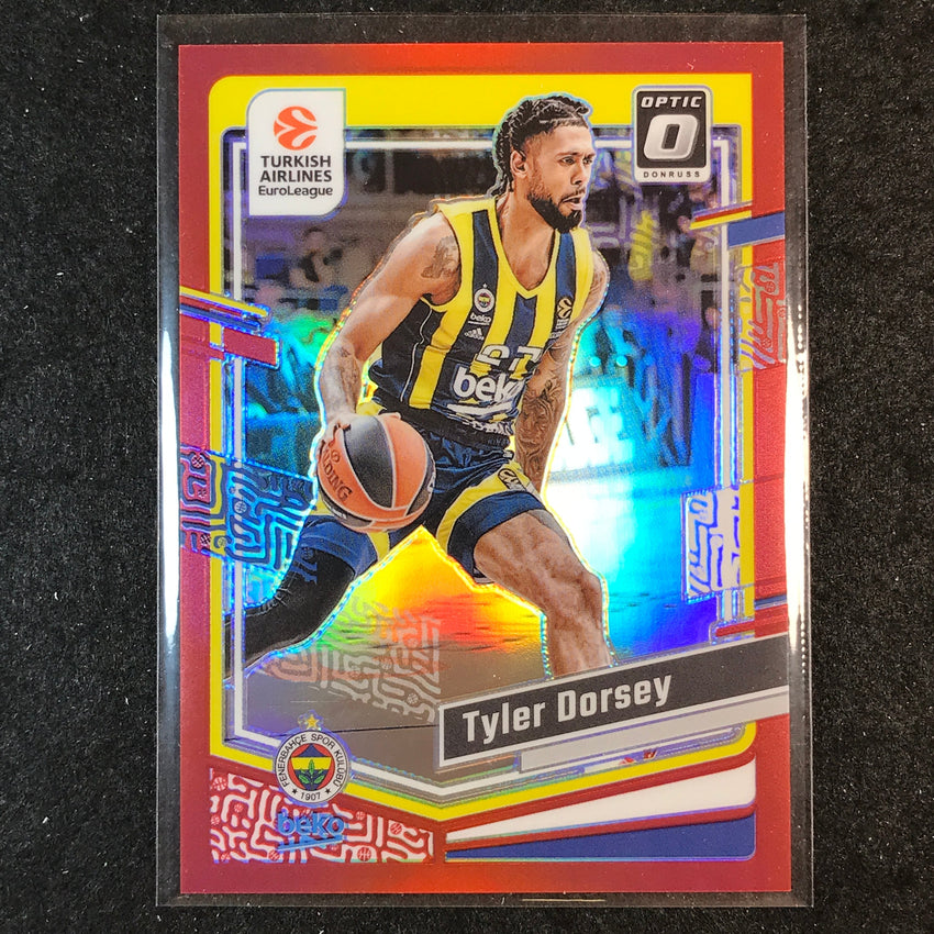 2023-24 Donruss Euroleague TYLER DORSEY Base Optic Red 83/99 #99