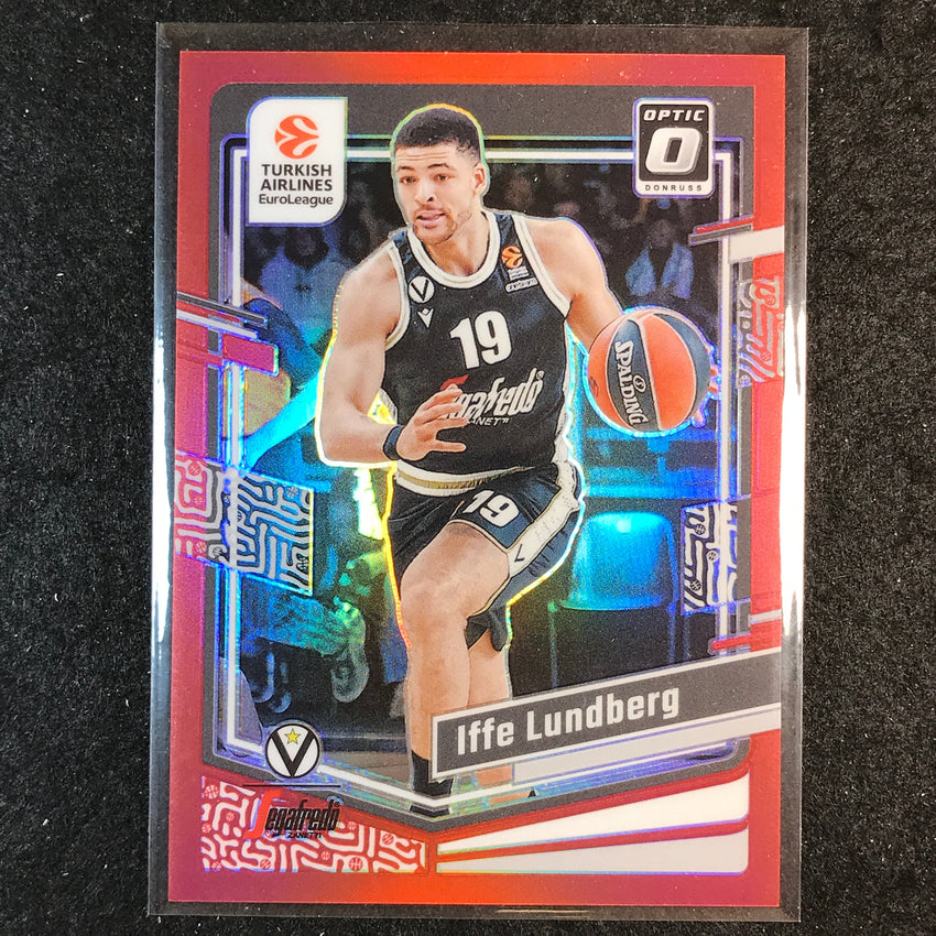 2023-24 Donruss Euroleague IFFE LUNDBERG Base Optic Red 53/99 #102