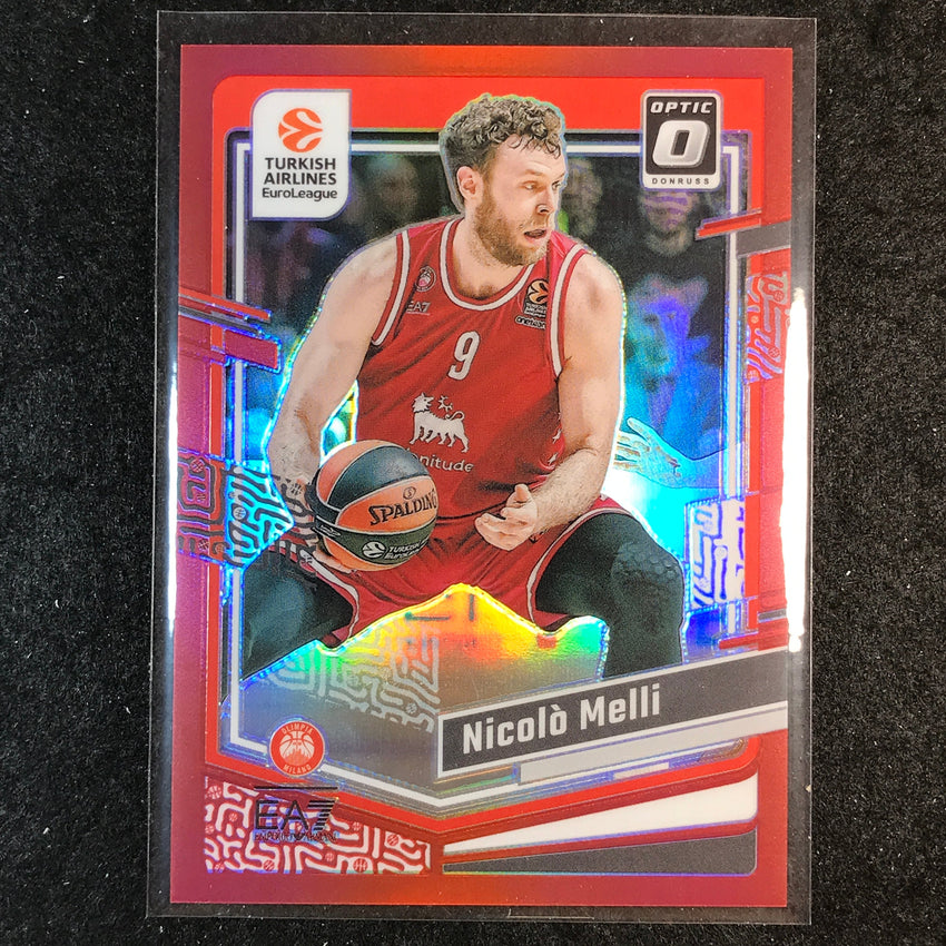 2023-24 Donruss Euroleague NICOLO MELLI Base Optic Red 93/99 #117