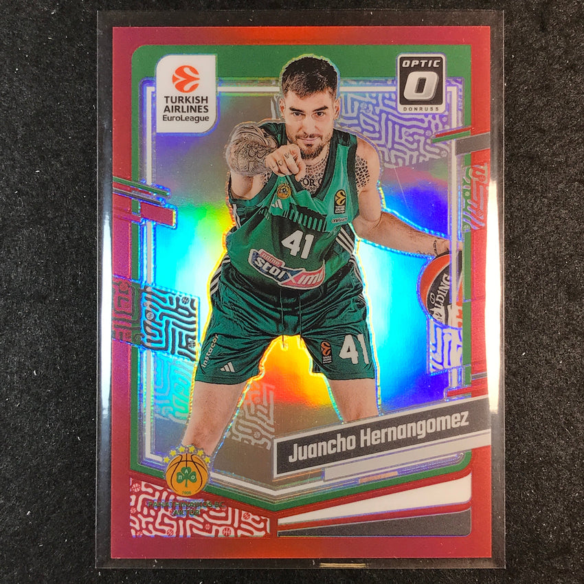 2023-24 Donruss Euroleague JUANCHO HERNANGOMEZ Base Optic Red 99/99 #132