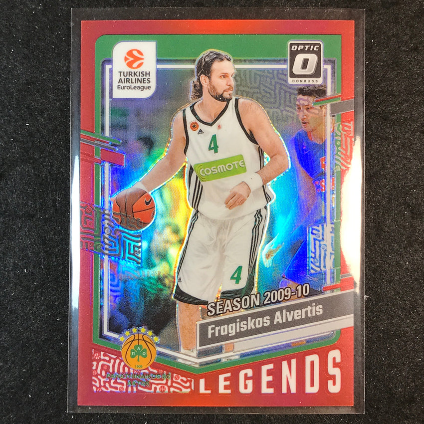 2023-24 Donruss Euroleague FRAGISKOS ALVERTIS Legends Optic Red 16/99 #165