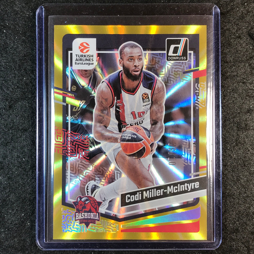 2023-24 Donruss Euroleague CODI MILLER-MCINTYRE Base Gold 6/10