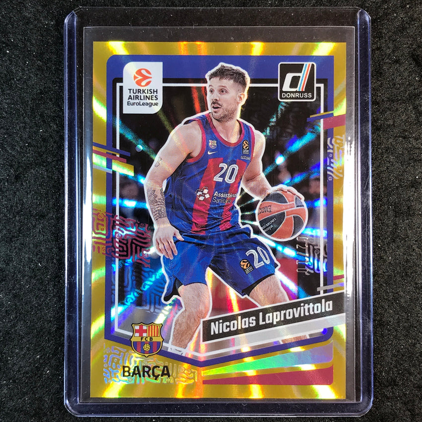 2023-24 Donruss Euroleague NICOLAS LAPROVITTOLA Base Gold 2/10