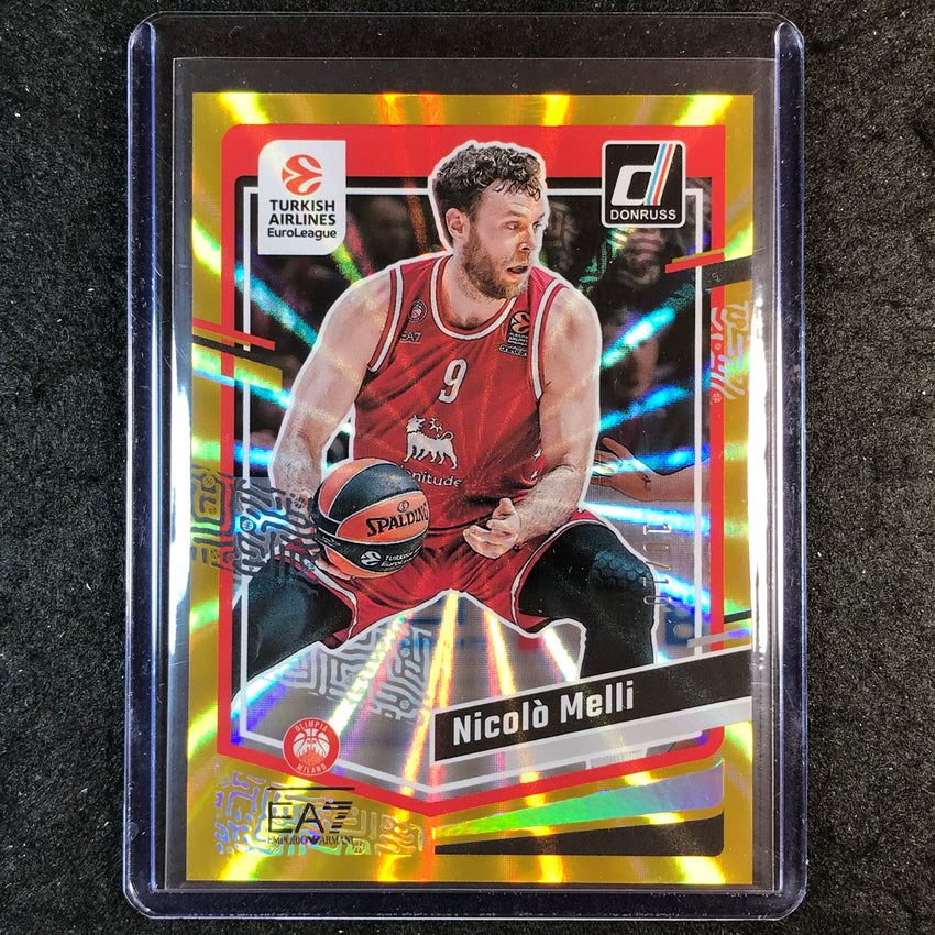 2023-24 Donruss Euroleague NICOLO MELLI Base Gold 10/10