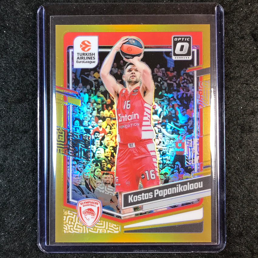 2023-24 Donruss Euroleague KOSTAS PAPANIKOLAOU Optic Gold 7/10