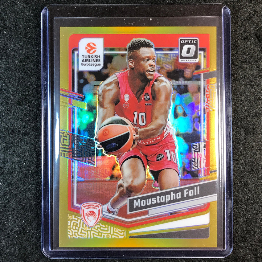 2023-24 Donruss Euroleague MOUSTAPHA FALL Optic Gold 9/10