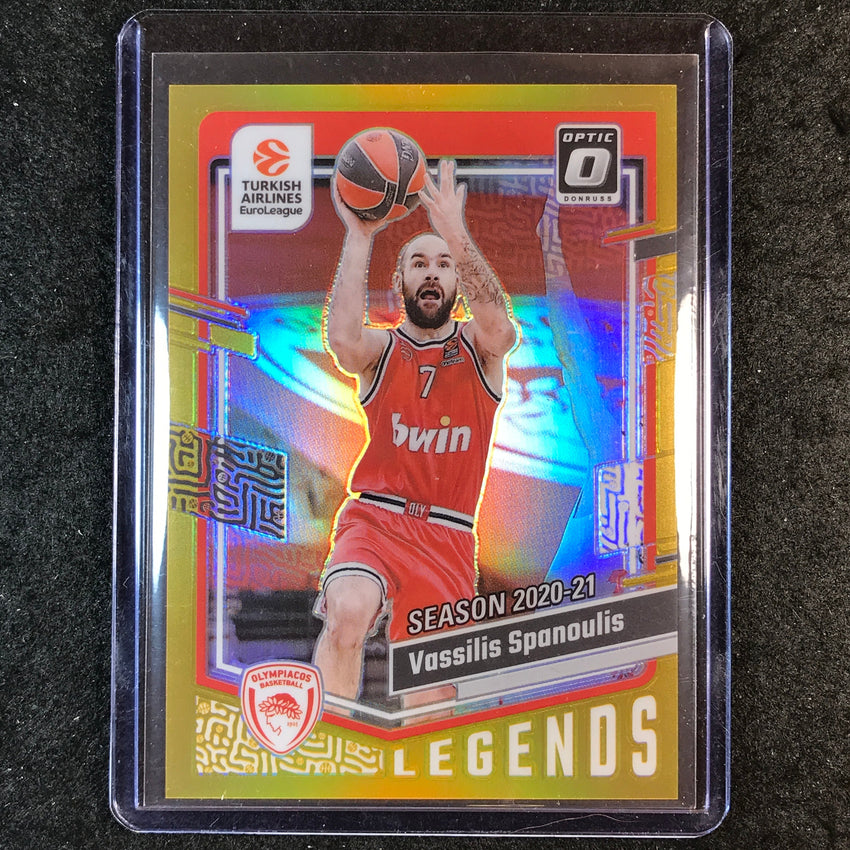 2023-24 Donruss Euroleague VASSILIS SPANOULIS Optic Gold 4/10