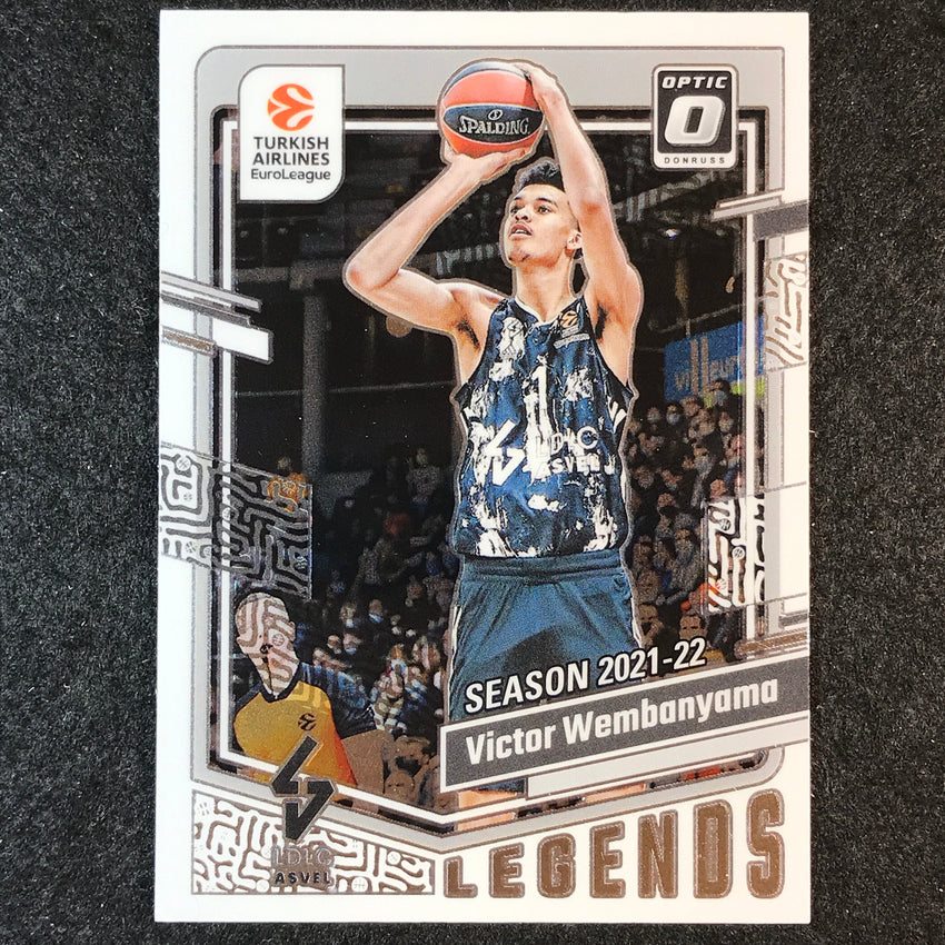 2023-24 Donruss Euroleague VICTOR WEMBANYAMA Optic Legends Base #161