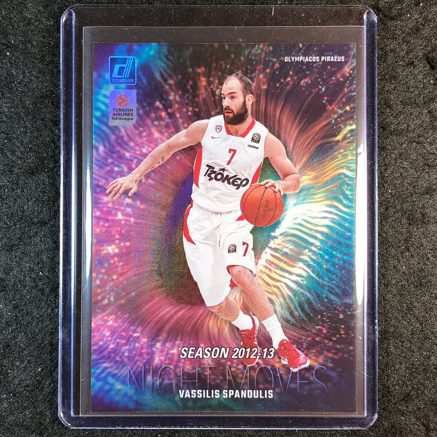 2023-24 Donruss Euroleague VASSILIS SPANOULIS Night Moves SSP #24