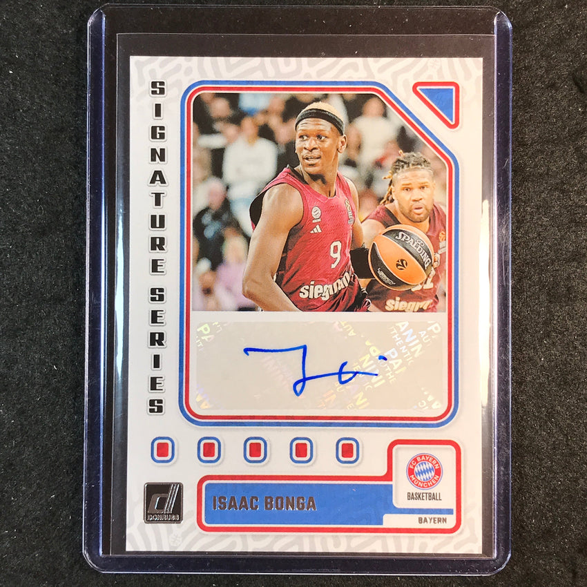 2023-24 Donruss Euroleague ISAAC BONGA Signature Series Auto #BGA