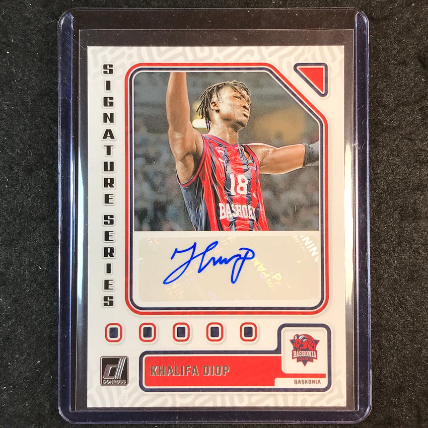 2023-24 Donruss Euroleague KHALIFA DIOP Signature Series Auto #DOP