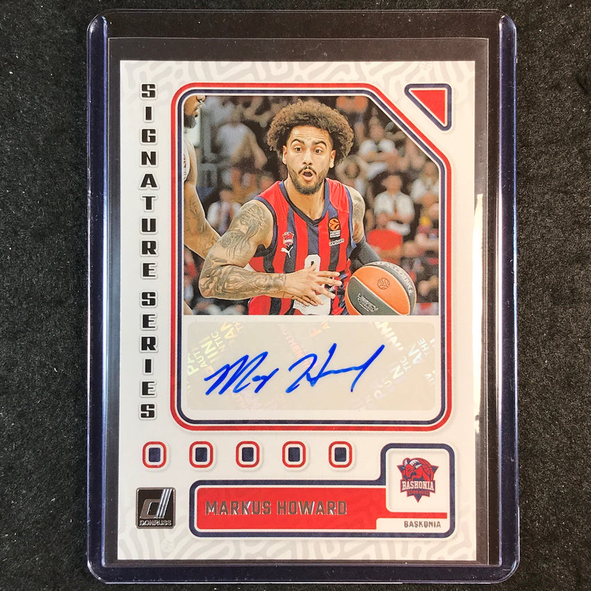 2023-24 Donruss Euroleague MARKUS HOWARD Signature Series Auto #HWD