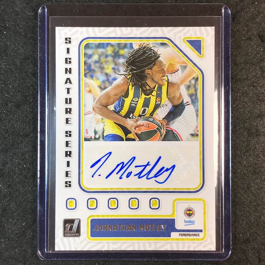 2023-24 Donruss Euroleague JOHNATHAN MOTLEY Signature Series Auto #MLY