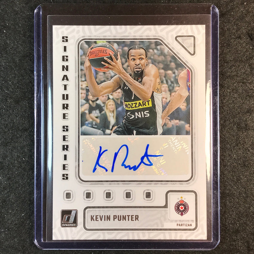 2023-24 Donruss Euroleague KEVIN PUNTER Signature Series Auto #PNT