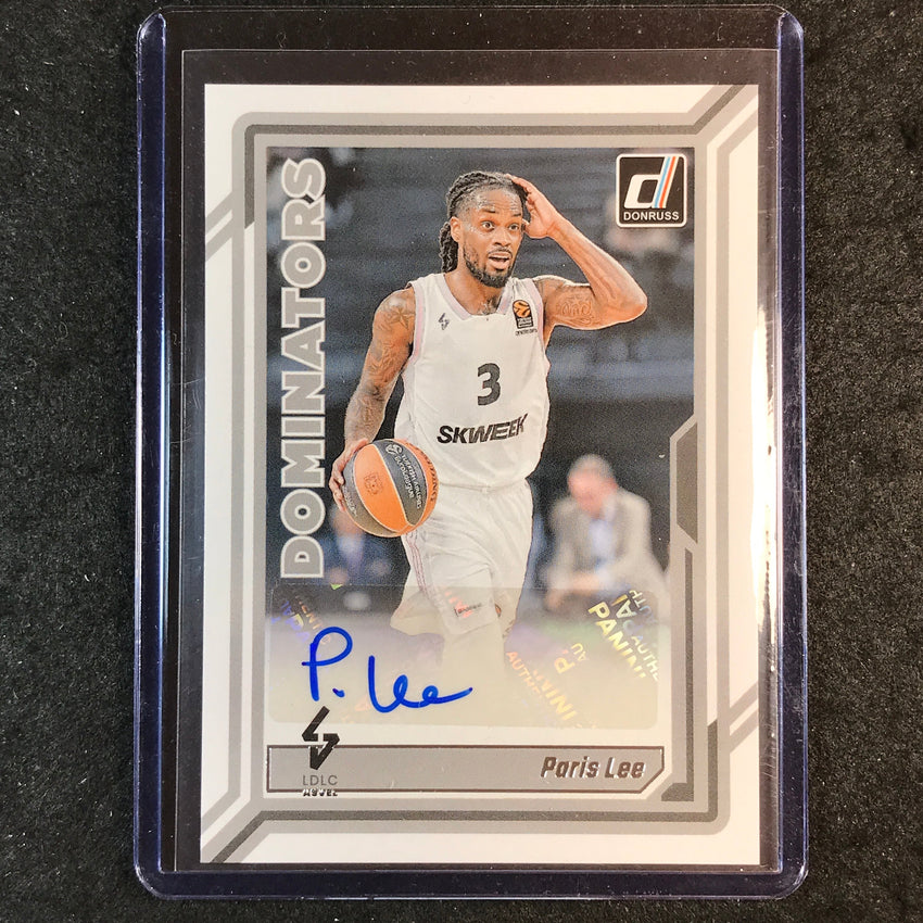 2023-24 Donruss Euroleague PARIS LEE Dominators Signatures Auto #LEE