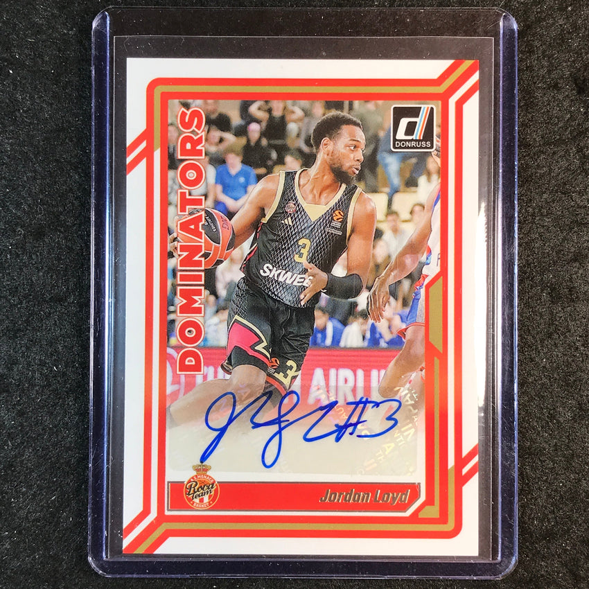 2023-24 Donruss Euroleague JORDAN LOYD Dominators Signatures Auto #LYD