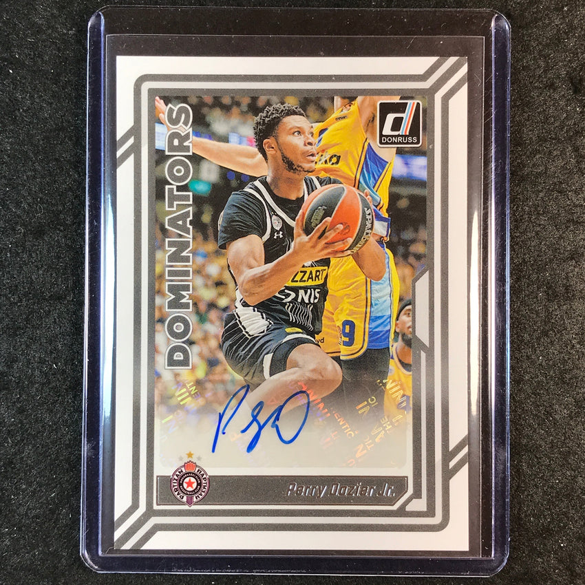 2023-24 Donruss Euroleague PERRY DOZIER JR. Dominators Signatures Auto #PJD