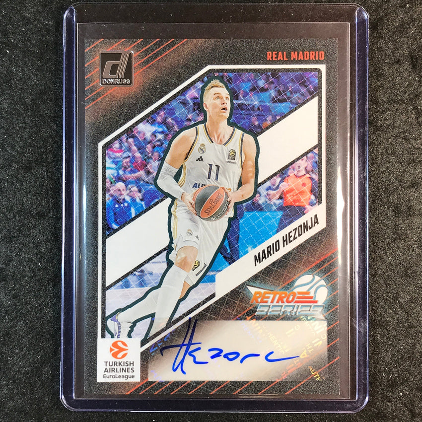 2023-24 Donruss Euroleague MARIO HEZONJA Retro Series Signatures Auto #HEZ