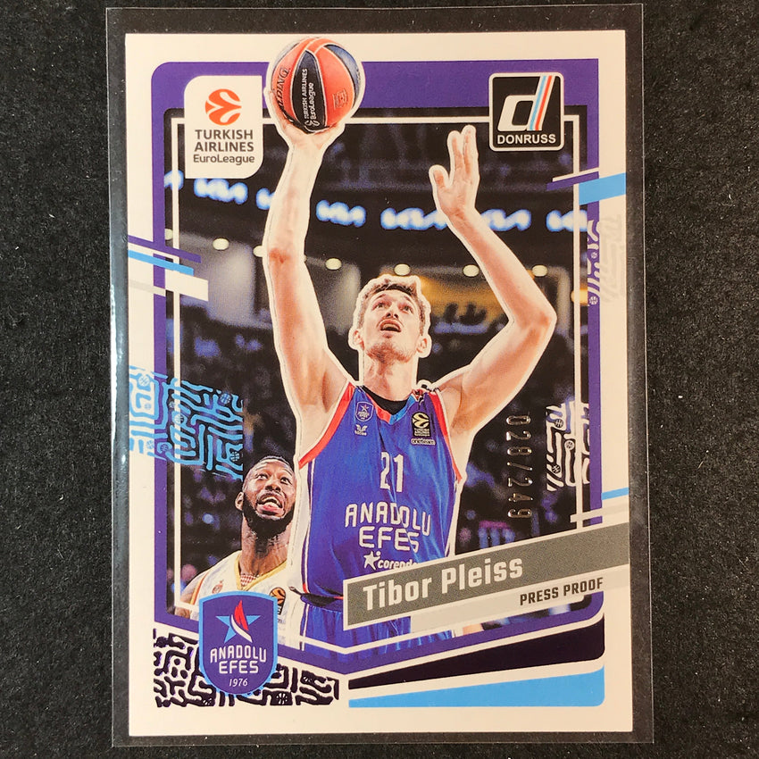 2023-24 Donruss Euroleague TIBOR PLEISS Base Purple Press Proof /249 #17